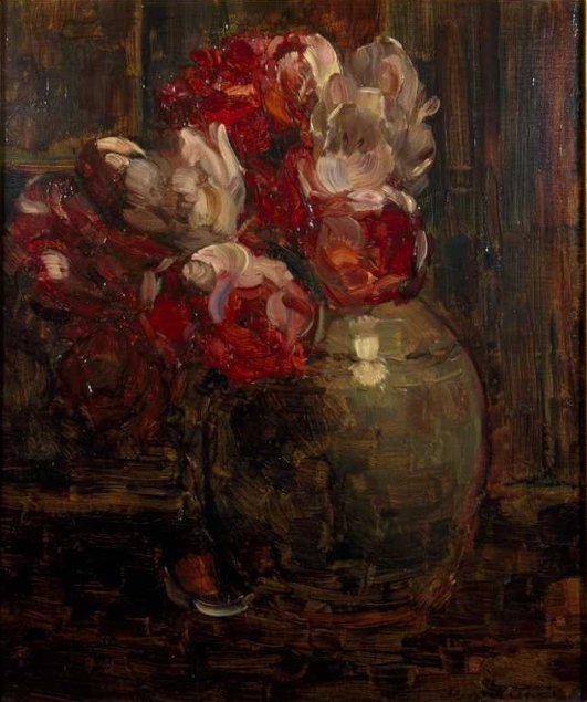 Lale ile zencefil kavanozu by Floris Verster