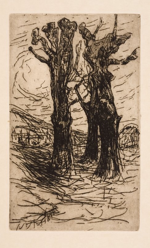 iki kestane ağacı by Floris Verster