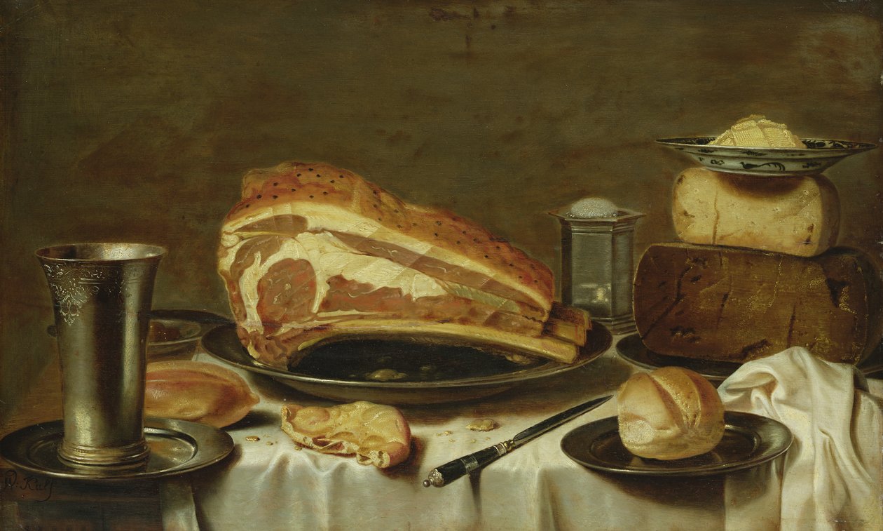 Kahvaltı Natürmort by Floris Gerritsz van Schooten