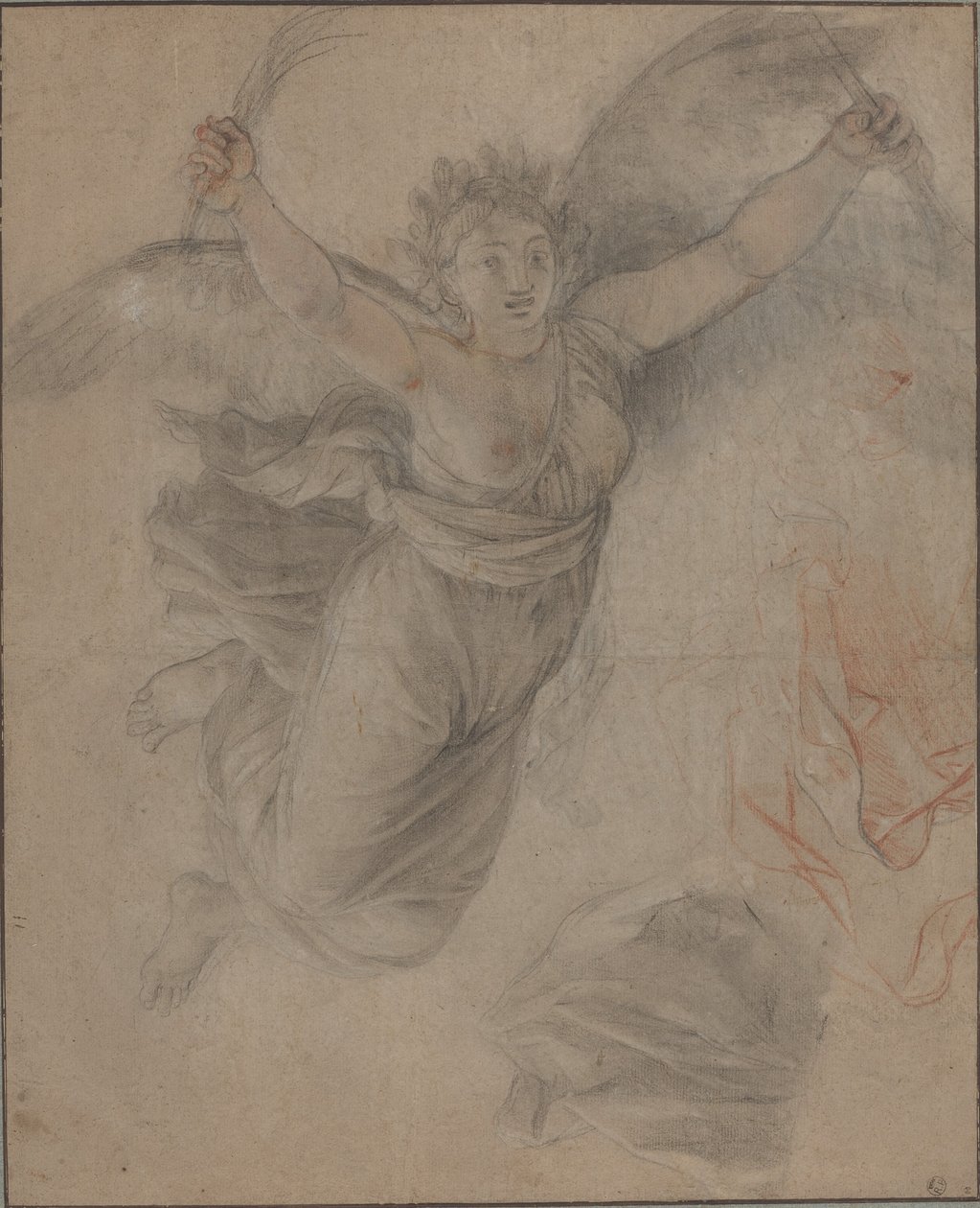 Alegorik Bir Kadın Figürü by Follower of Charles Le Brun