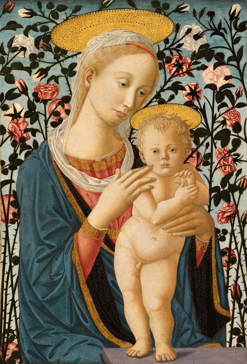 madonna ve çocuk by Follower of Fra Filippo Lippi and Pesellino
