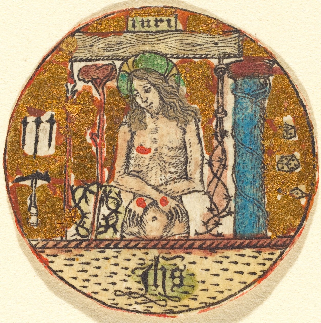 Hüzünlerin Adamı Olarak İsa by Follower of Master E.S.