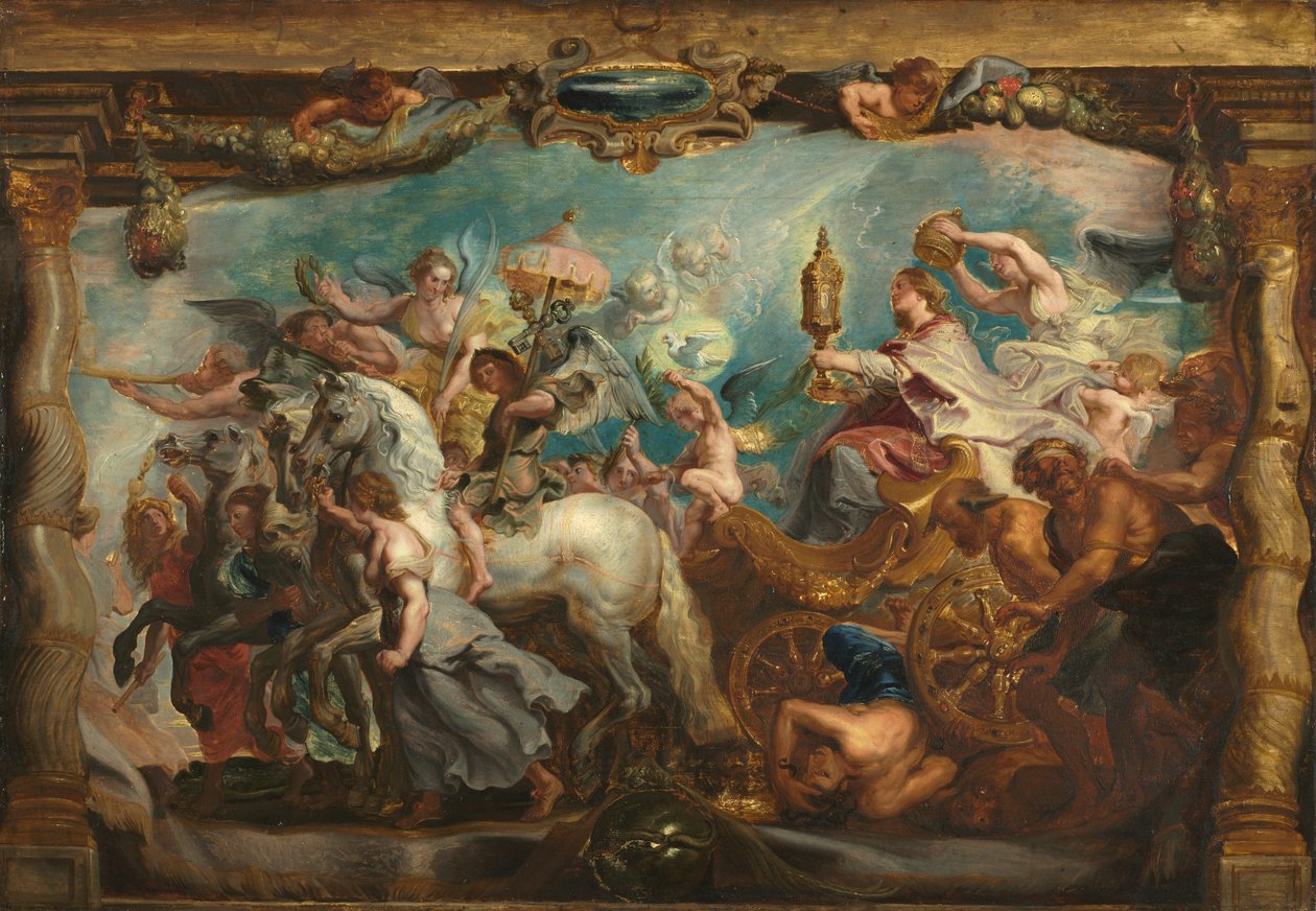 Kilisenin Zaferi by Follower of Peter Paul Rubens