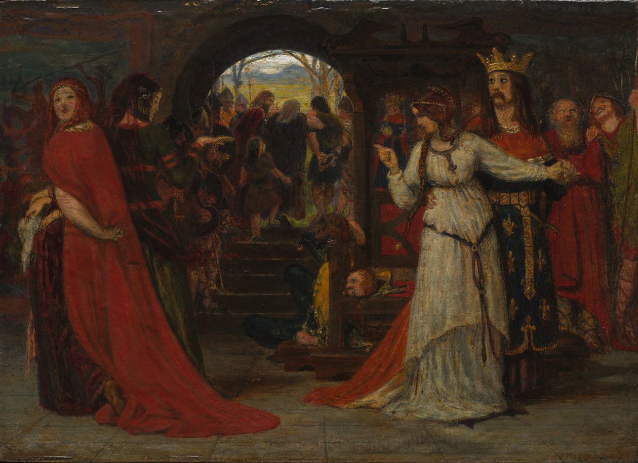 Cordelia Kız Kardeşlerinden Ayrılıyor by Ford Madox Brown