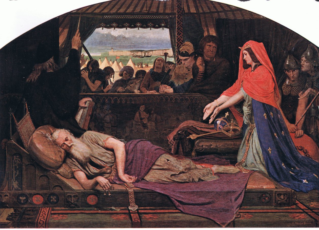 Cordelia ve Kral Lear by Ford Madox Brown