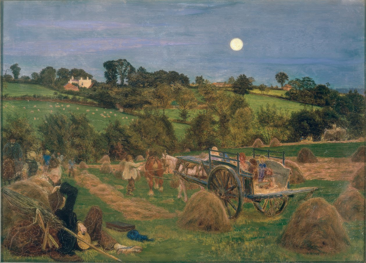 saman alanı by Ford Madox Brown