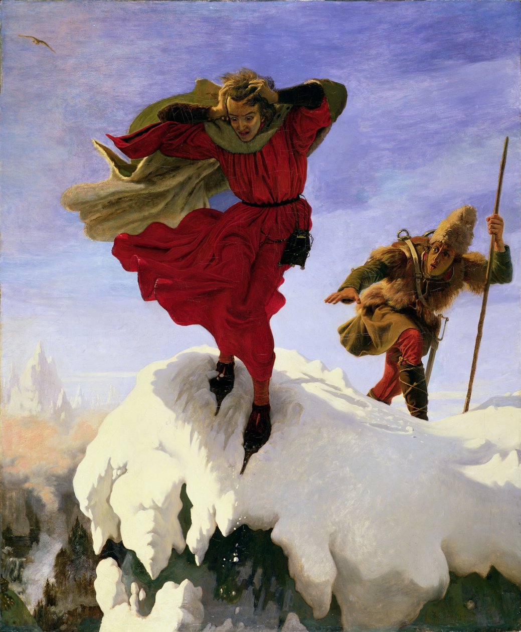 Jungfrau'da Manfred by Ford Madox Brown