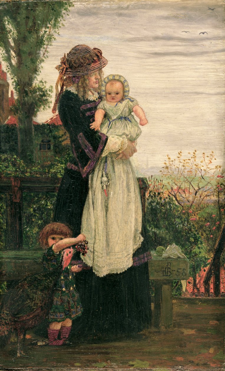 Şehir dışında by Ford Madox Brown