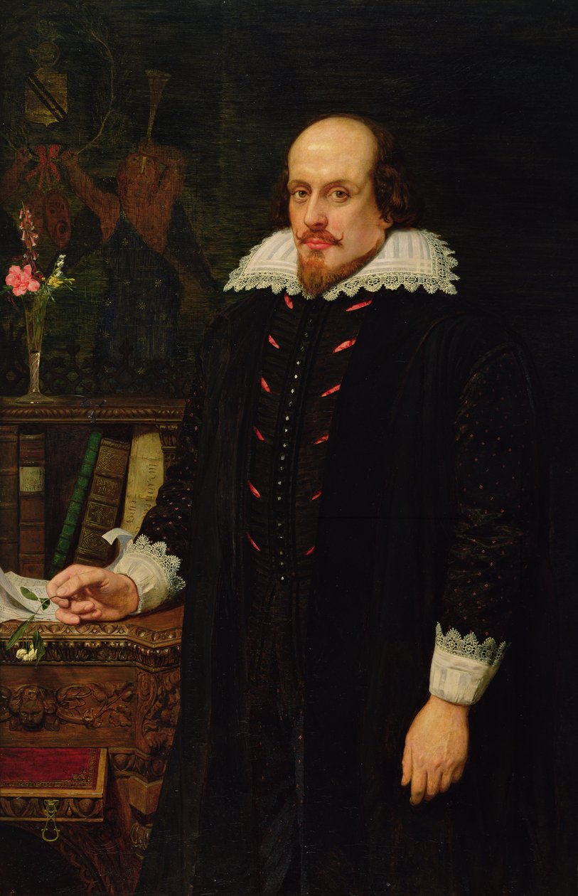 William Shakespeare'in Portresi (1564-1616) 1849 (tuval üzerine yağlı boya) by Ford Madox Brown
