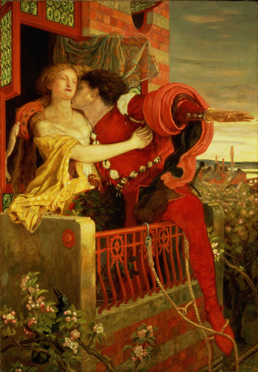 Romeo ve Juliet by Ford Madox Brown