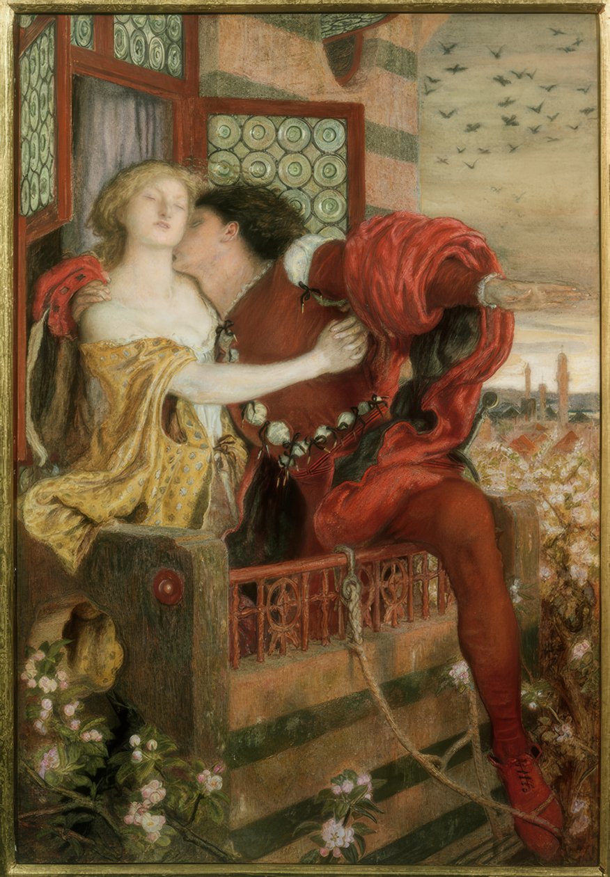 Romeo ve Juliet by Ford Madox Brown