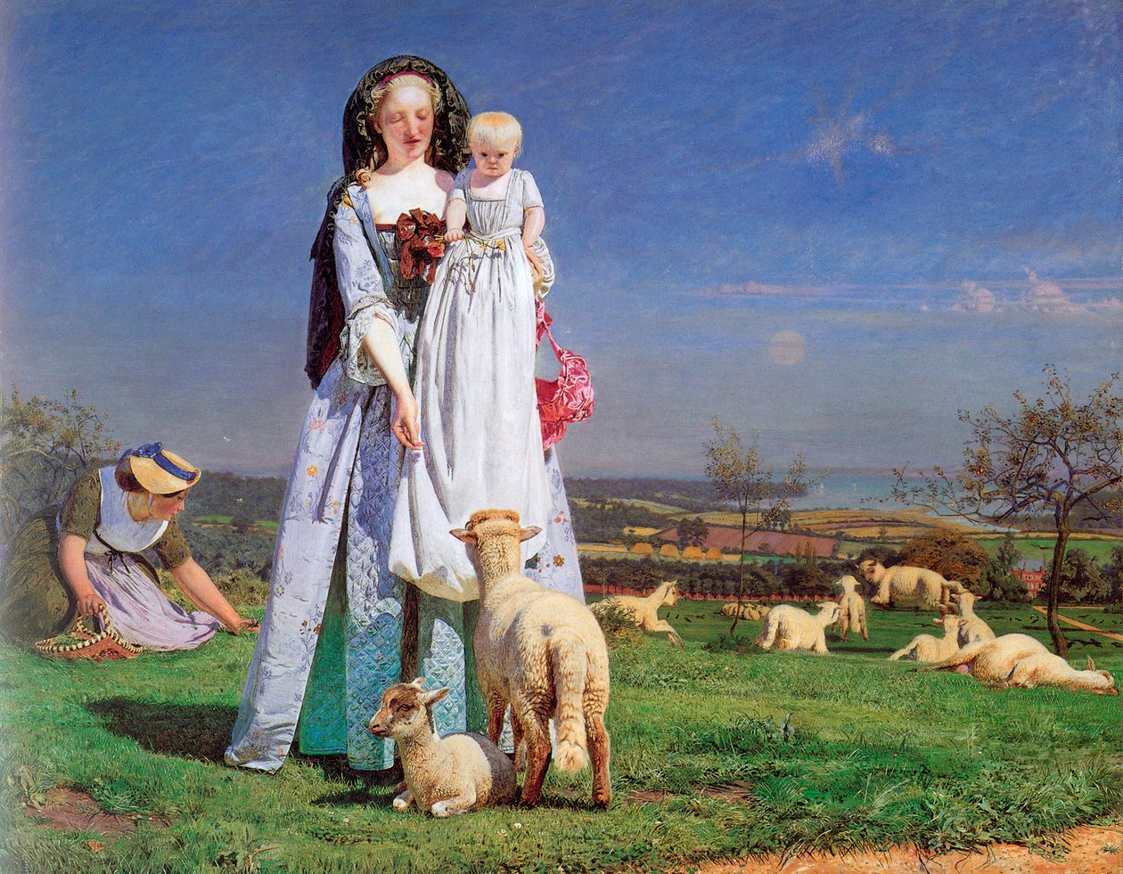 Güzel Baa-Kuzular, 1859. by Ford Madox Brown
