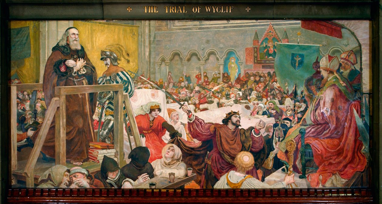 Wyclif'in Yargılanması by Ford Madox Brown