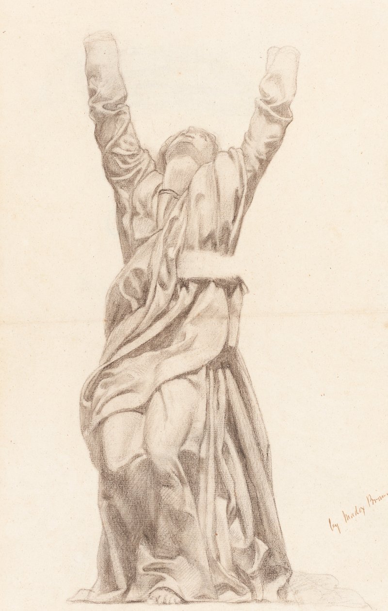Bakire Swooning [rekto] by Ford Madox Brown