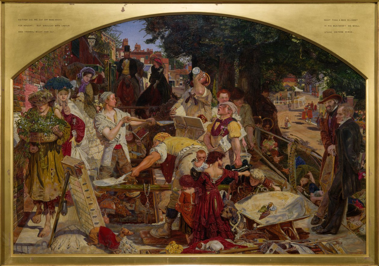 İş, 1863. by Ford Madox Brown