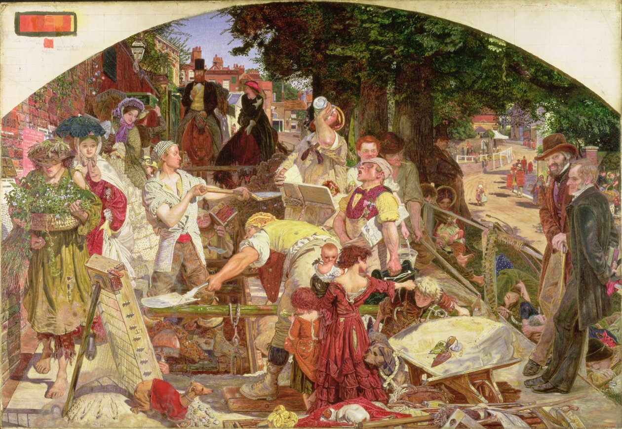iş, 1863 by Ford Madox Brown