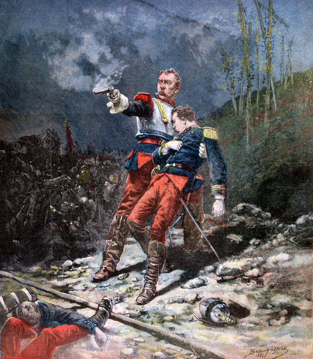 Düşmanla Yüzleş, 1884, 1890 by Fortuné Méaulle