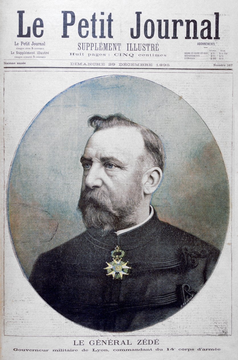 General Zede, Lyon askeri valisi, Fransa, 1895 by Fortuné Méaulle