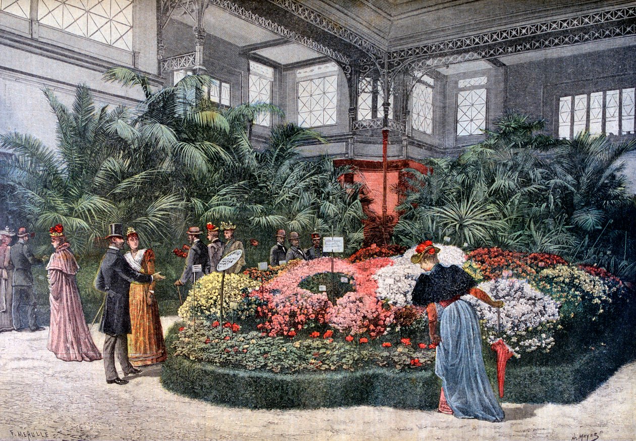 Bahçıvanlık sergisi, Cours La Reine, Paris, 1892 by Fortuné Méaulle