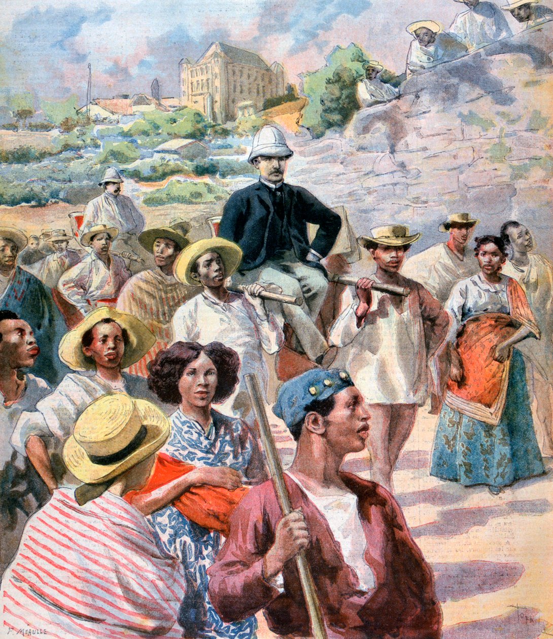 M le Myre de Vilers, Madagaskar