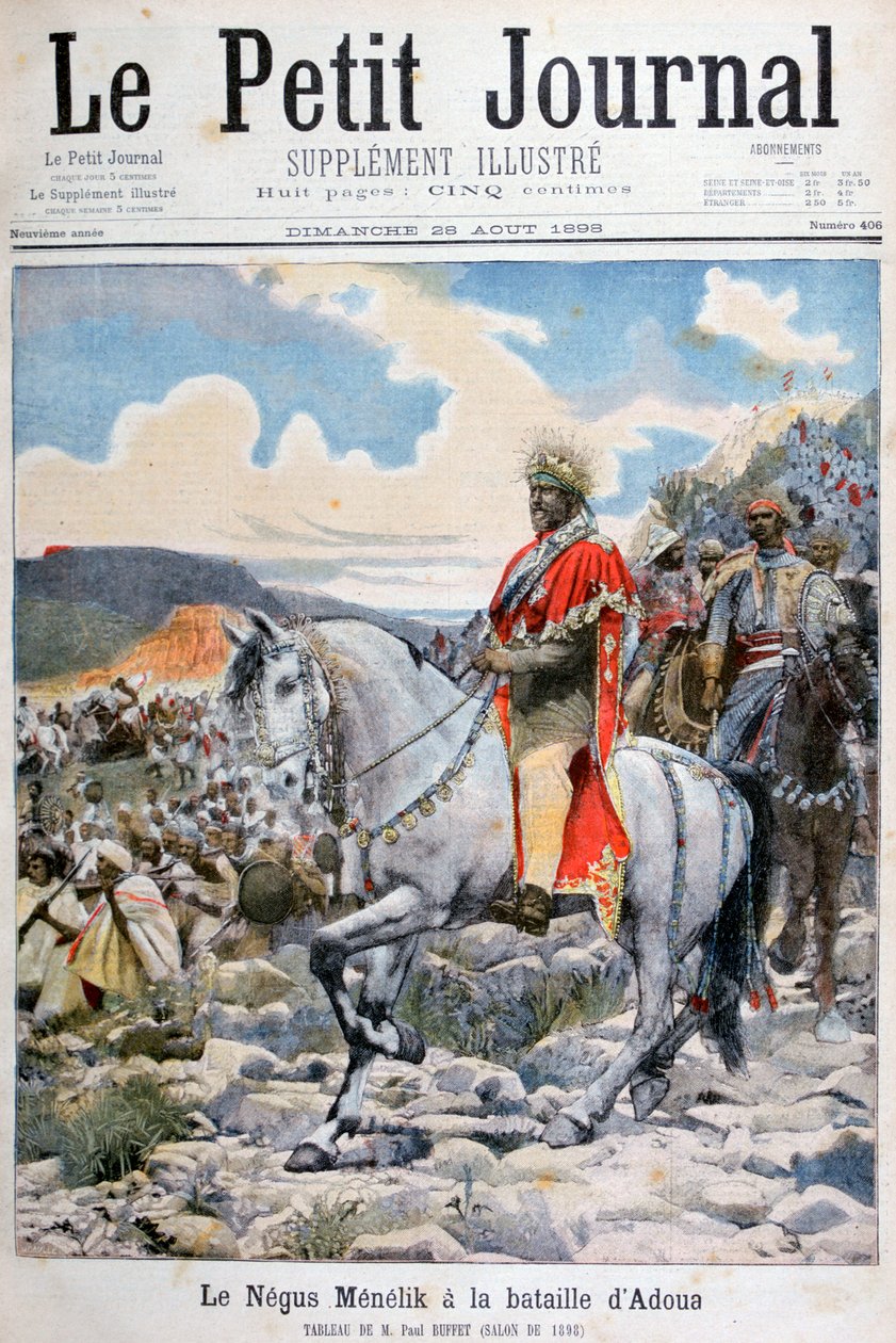 Etiyopya Negus, Menelik II, Adoua Savaşı