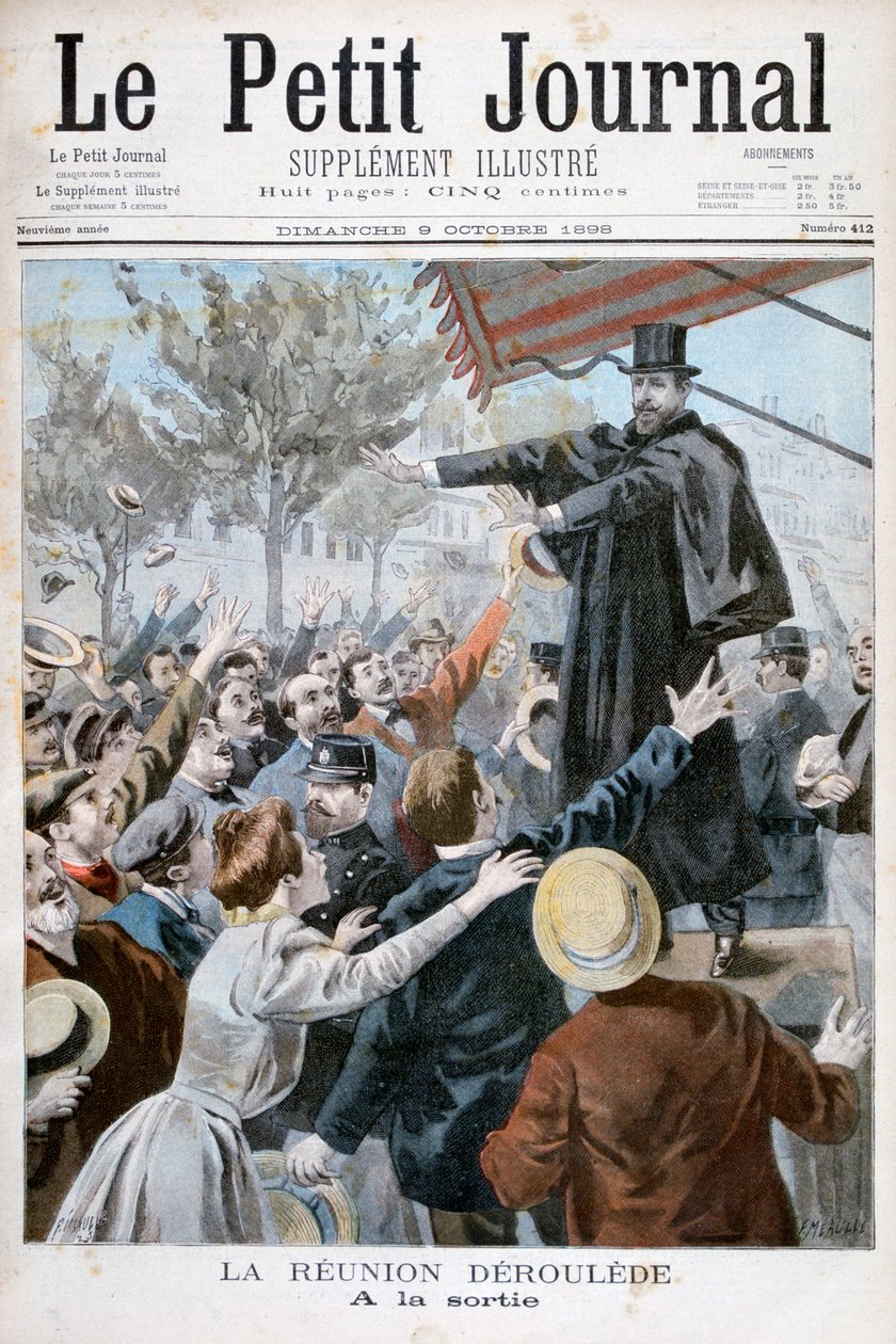 Paul Déroulède, Fransız yazar ve politikacı, 1898. by Fortuné Méaulle
