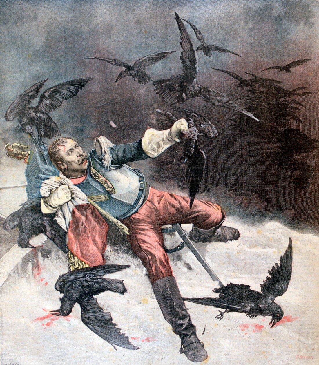 Kuzgun, 1890 by Fortuné Méaulle