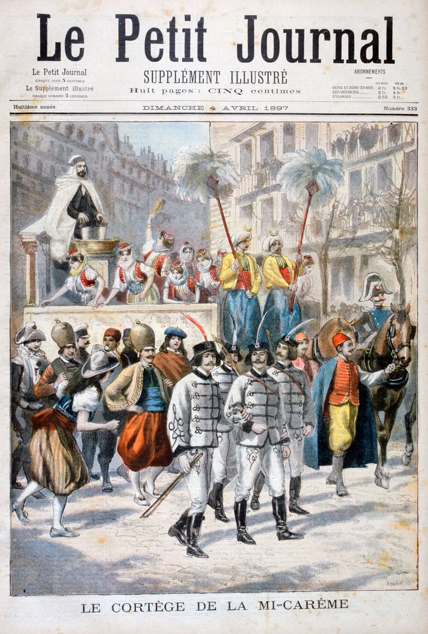 Oruç ortası festivalinin alayı, 1897 by Fortuné Méaulle