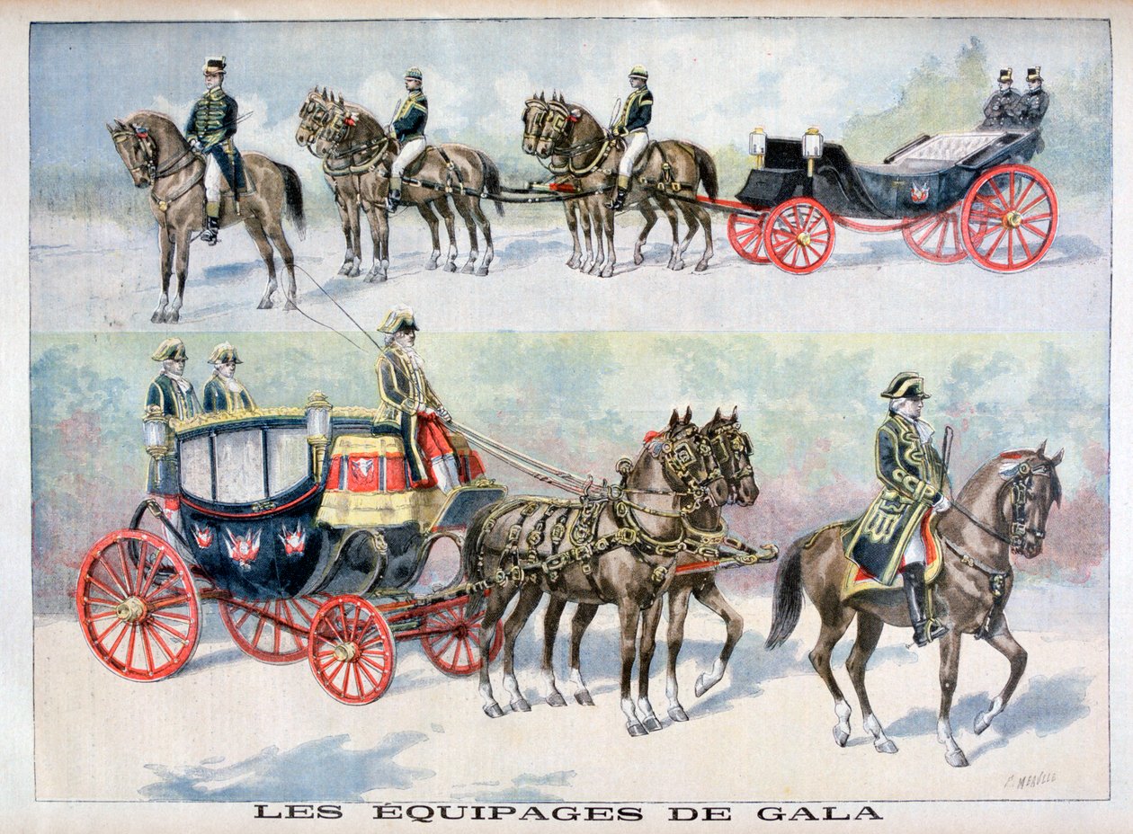 Gala koçlarının türleri, 1896 by Fortuné Méaulle