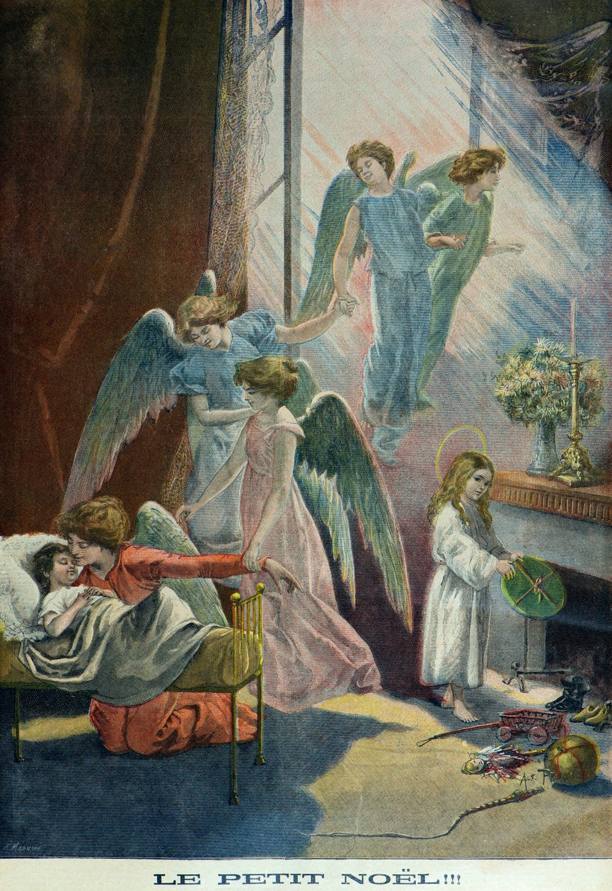 Le petit noel (Gravür) by Fortune Louis Meaulle