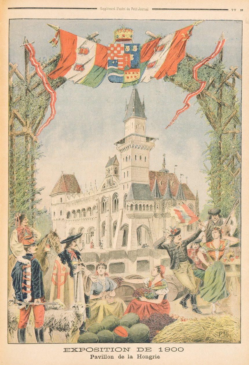 1900 Evrensel Sergisindeki Macar Pavyonu, Paris, 