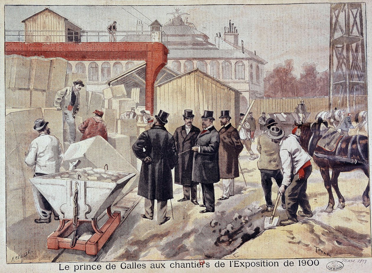 Galler Prensi (Edward VII) gelecekteki Dünya Fuarı