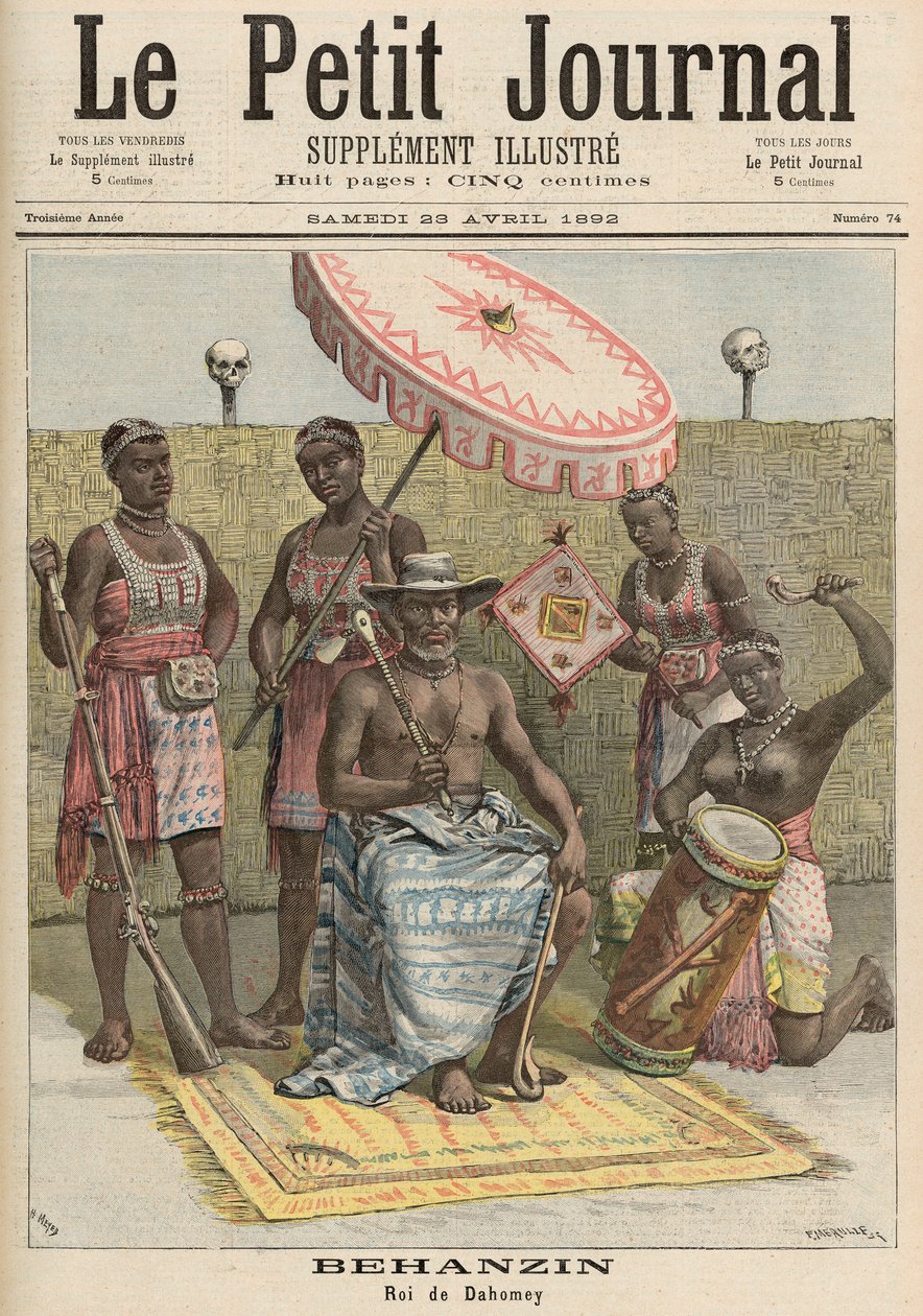 Behanzin (1844-1906) Dahomey Kralı, 