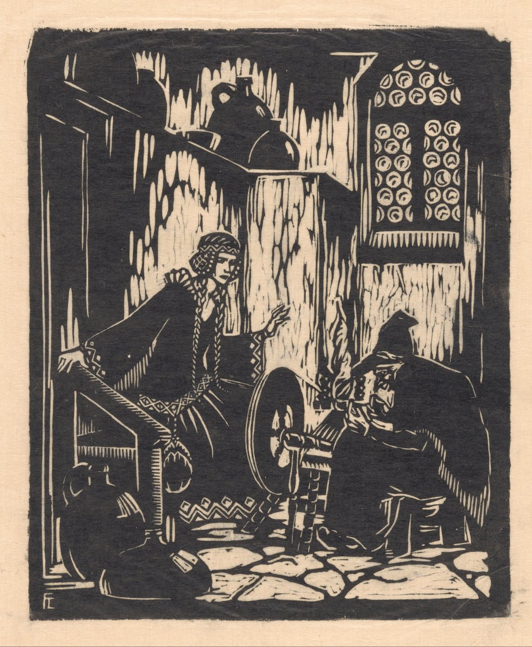 Uyuyan Güzel (nesne üzerindeki orijinal başlık) by Fré Cohen (signed by artist)