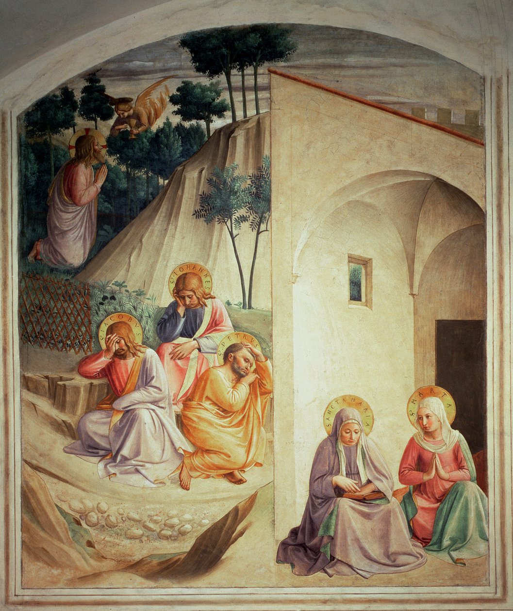 Bahçedeki Acı, 1442 by Fra Angelico