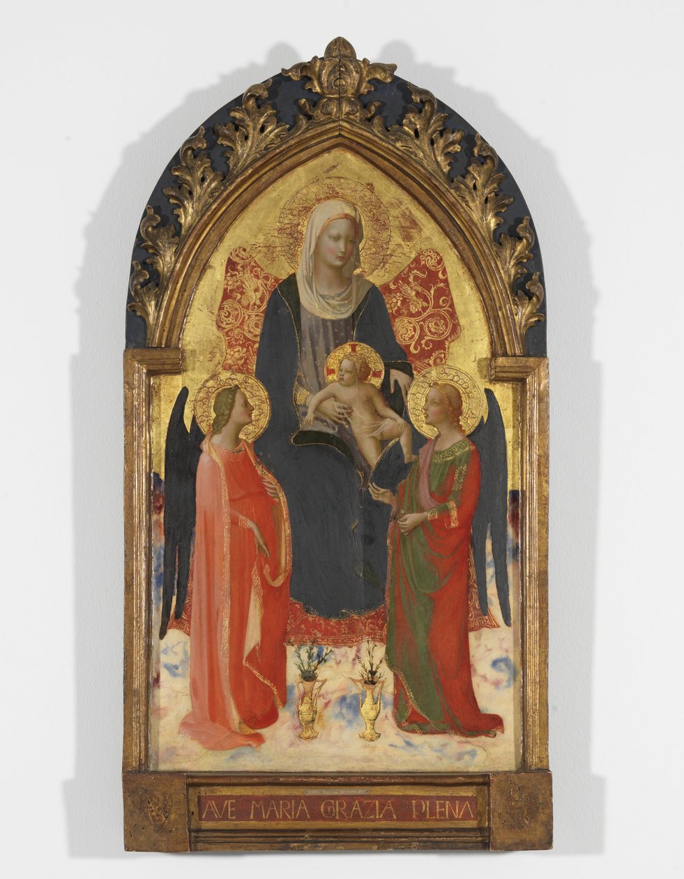 Madonna ve İki Melekli Çocuk by Fra Angelico
