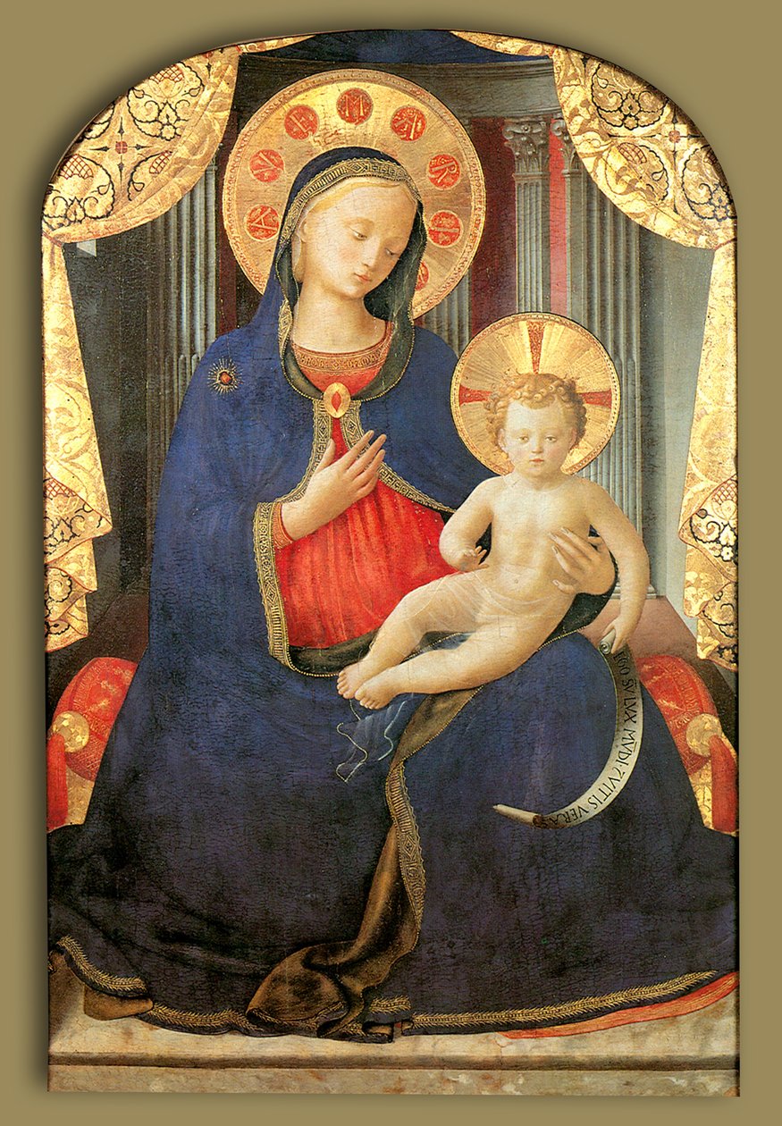 Alçakgönüllü Madonna by Fra Angelico