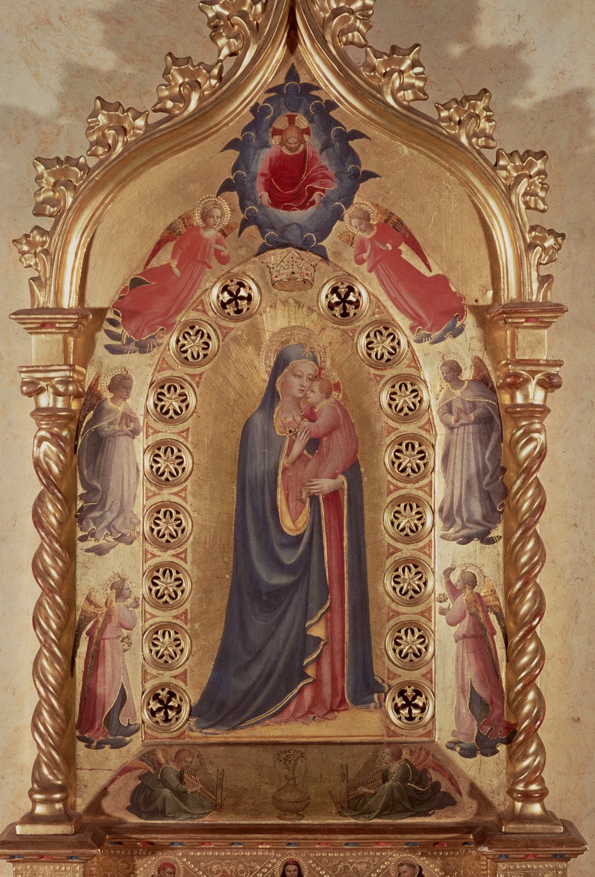 Madonna of the Stars  (see also 79357) by Fra Angelico