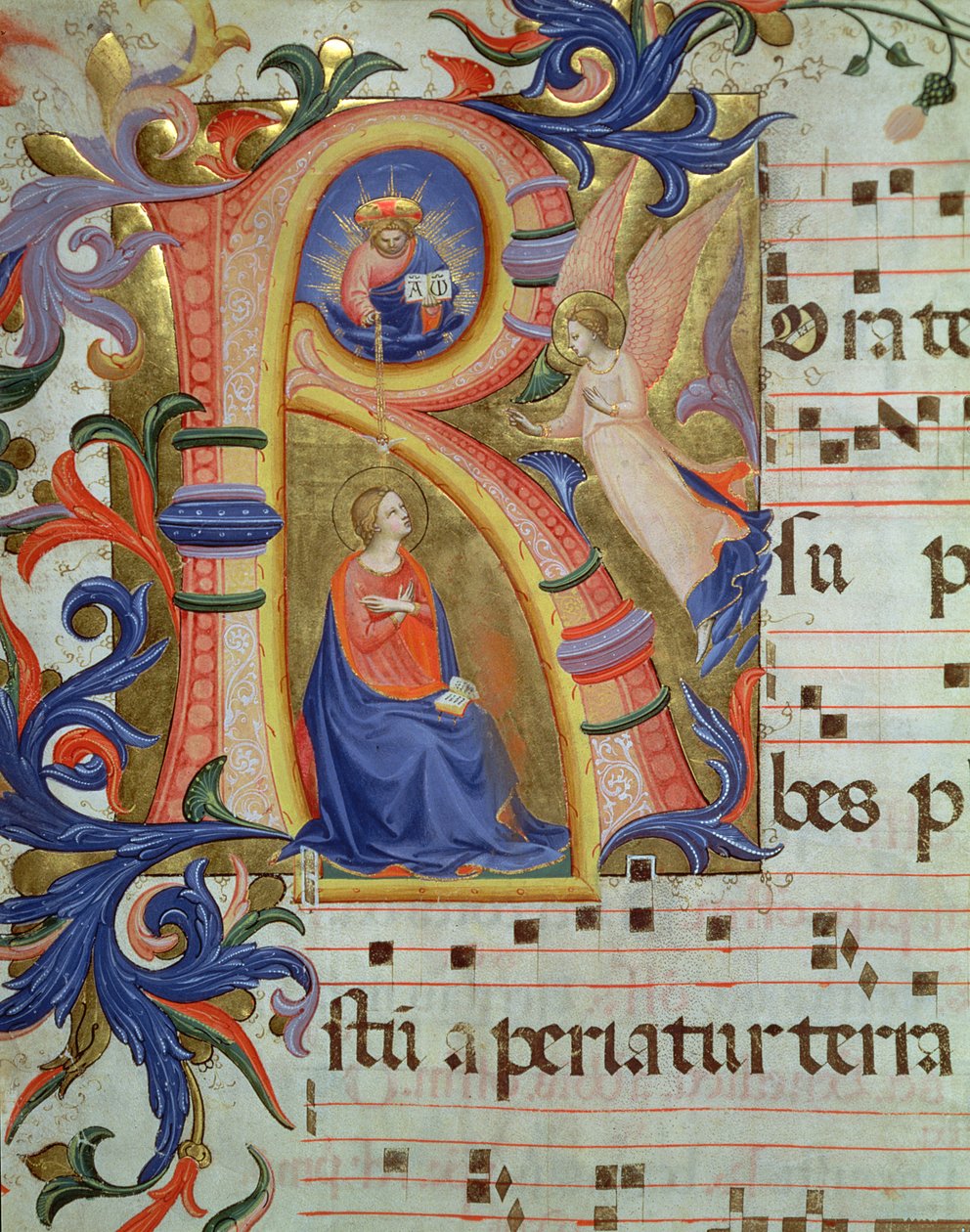 Ms 558 f.33v Müjde, tarihi bir başlangıç 