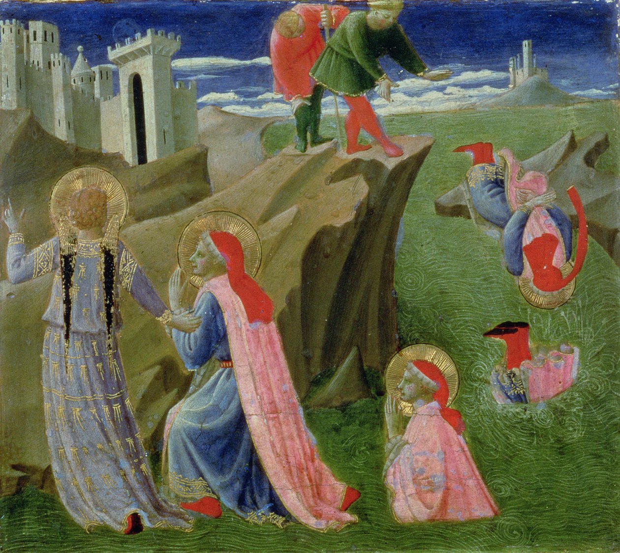 St. Cosmas ve St. Damian, Annalena sunağının predella