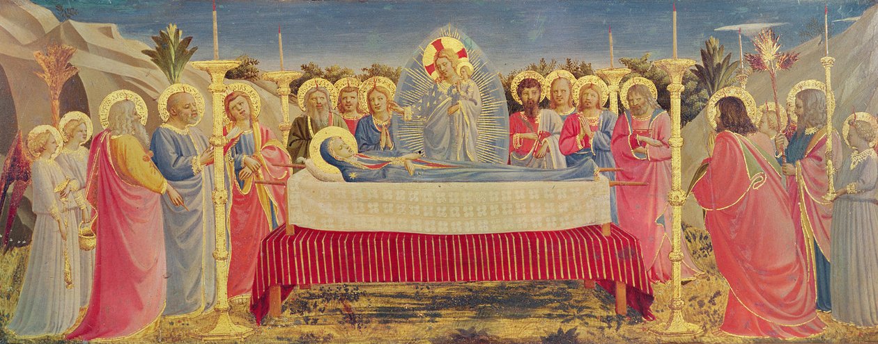Bakirenin Ölümü, c.1435 (panelde öfke) by Fra Angelico