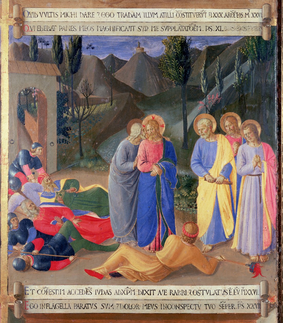 Útsýni yfir húsgarðinn í húsi bogmanna í St. Sebastian Guild á Singel í Amsterdam (blýantur og þvottur á pappír) turki by Fra Angelico