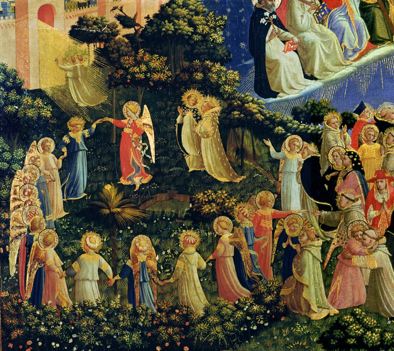 Son Yargı (panelde mizaç) (detay) by Fra Angelico