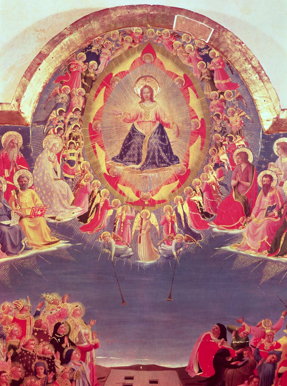 Son Yargı (panelde mizaç) (detay) by Fra Angelico