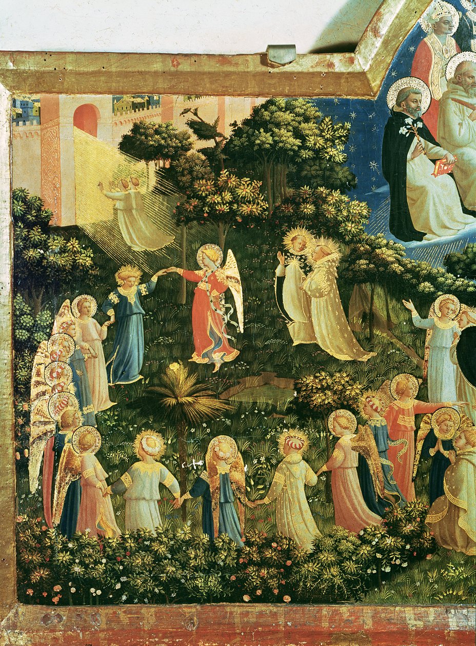 Son Yargı (panelde mizaç) (detay) by Fra Angelico