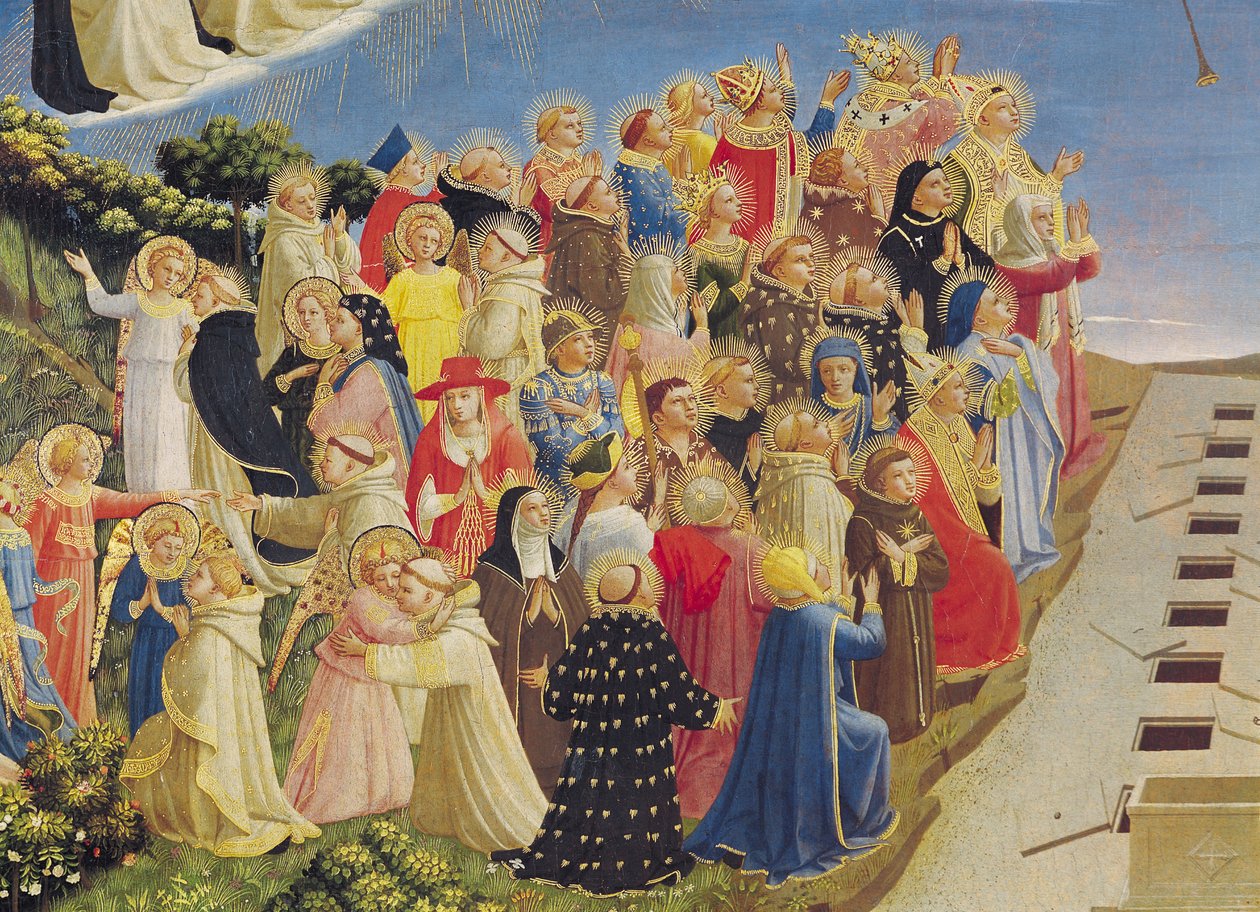 Son Yargı (panelde mizaç) (detay) by Fra Angelico