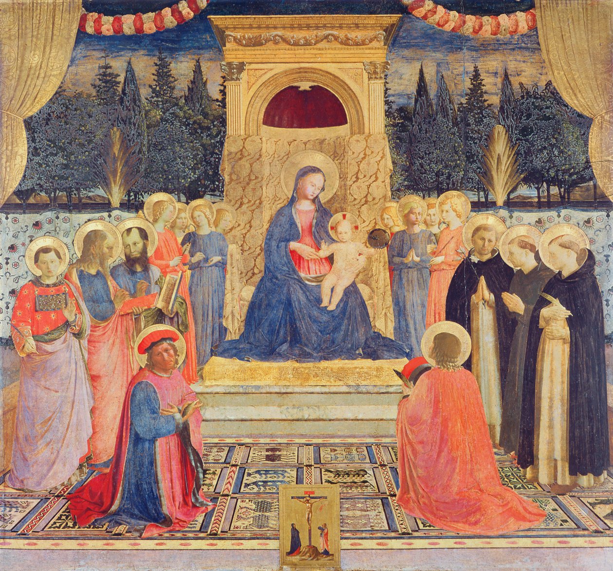 San Marco Altarpiece, c.1438-40 (panelde tempera) by Fra Angelico