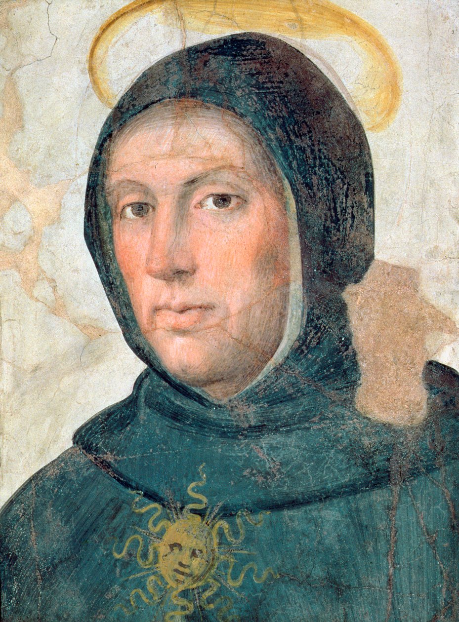 Aziz Thomas Aquinas (1225-1274) by Fra Bartolommeo