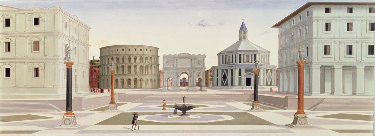 İdeal Şehir, c.1480 by Fra Carnevale