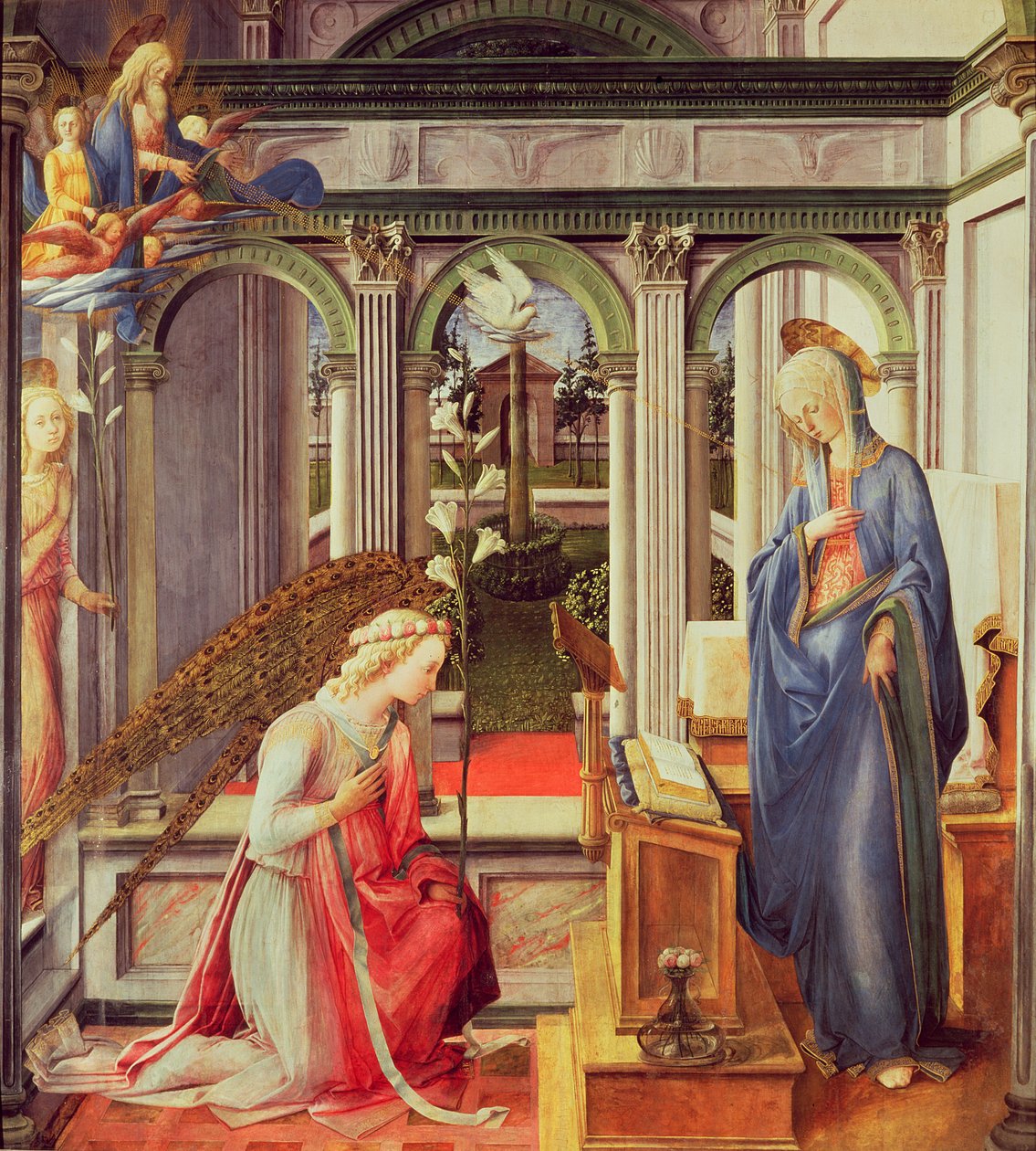 Duyuru by Fra Filippo Lippi